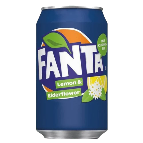 Fanta  - Eldenflower & Lemon (24 x 330mL) (Can Dep) - Quecan