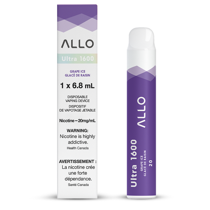 ALLO Ultra 1600 Puffs Disposable Device -  (20mg/ml) (STAMPED) - Quecan