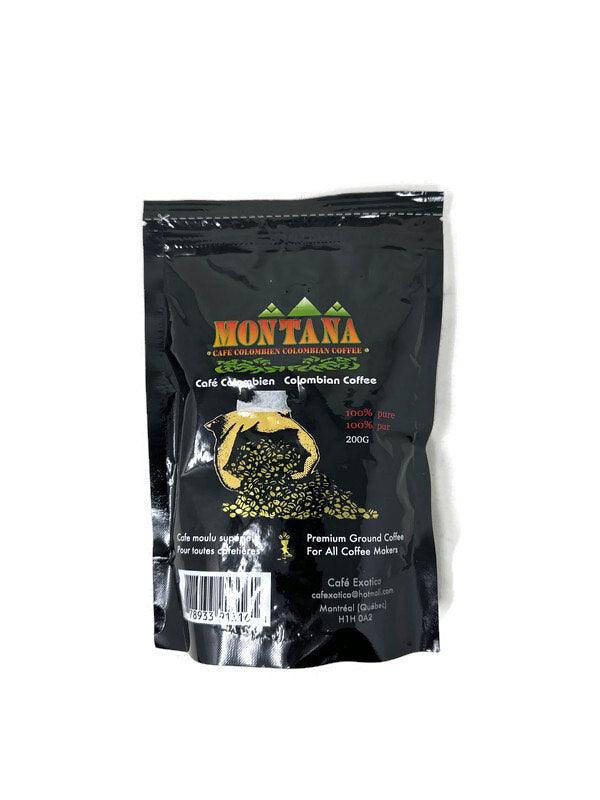 Montana Colombian Ground Coffee - Black (200g) - Quecan