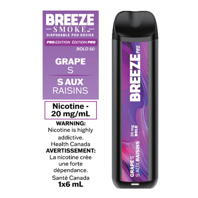 Breeze Pro 2000 Puffs Disposable Device - (20mg/ml) (STAMPED) - Quecan