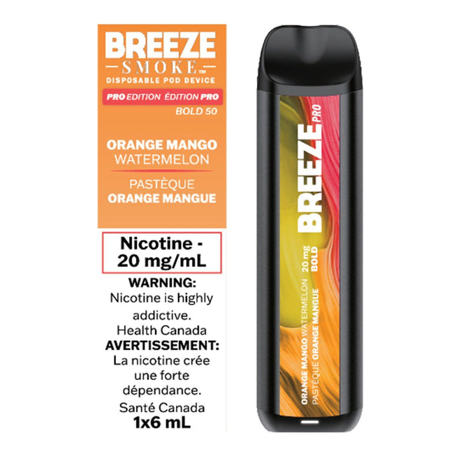 Breeze Pro 2000 Puffs Disposable Device - (20mg/ml) (STAMPED) - Quecan