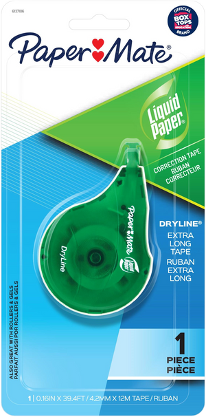 Paper Mate Liquid Paper Dryline Correction Tape 4.2mm x 12m - Quecan