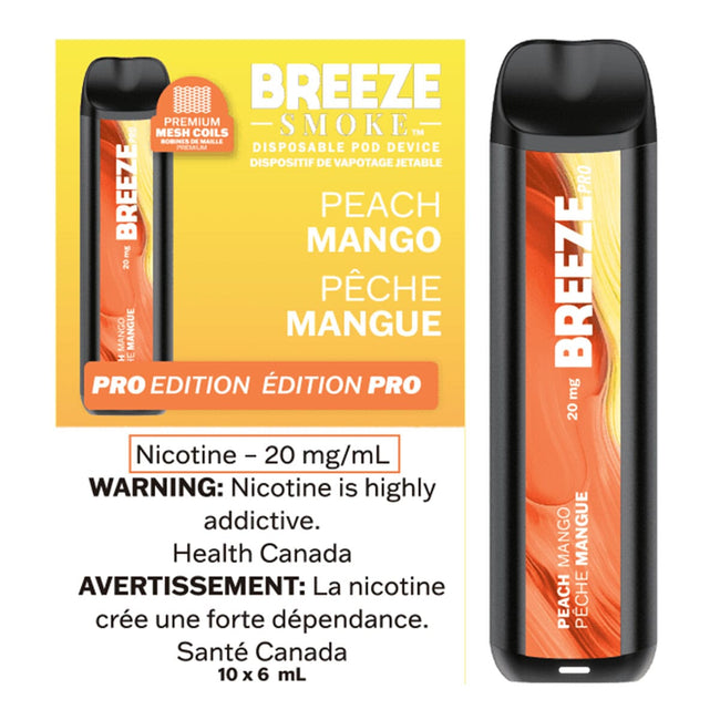 Breeze Pro 2000 Puffs Disposable Device - (20mg/ml) (STAMPED) - Quecan