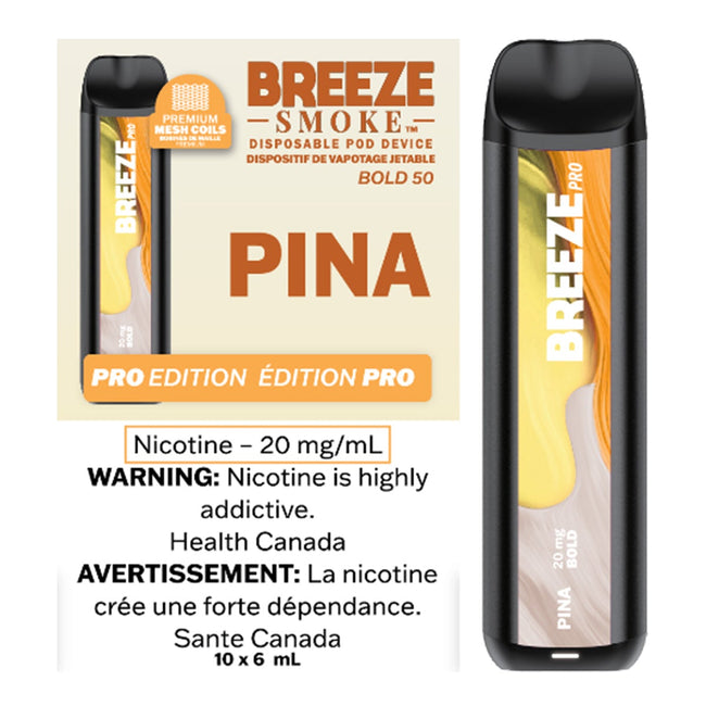 Breeze Pro 2000 Puffs Disposable Device - (20mg/ml) (STAMPED) - Quecan