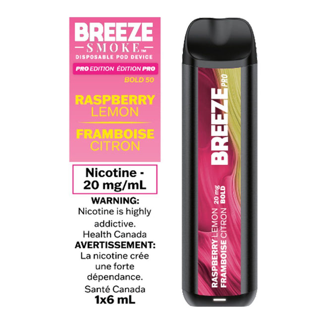 Breeze Pro 2000 Puffs Disposable Device - (20mg/ml) (STAMPED) - Quecan