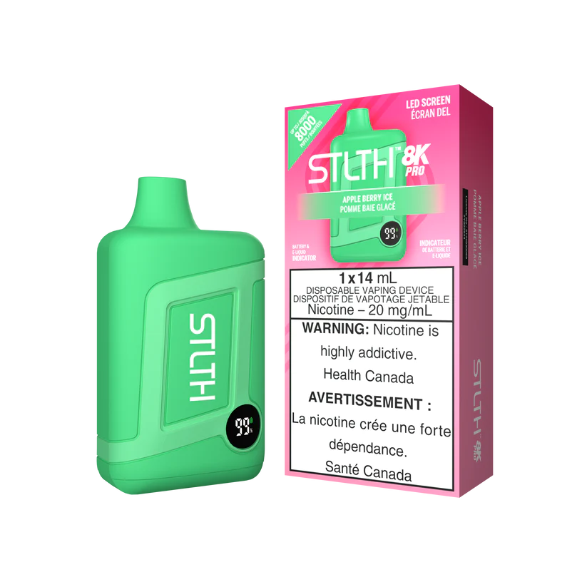 STLTH Disposable Device 8K PRO - Single Unit (20mg/ml) (STAMPED) - Quecan