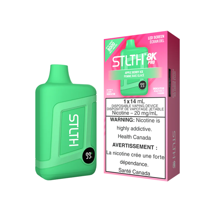 STLTH Disposable Device 8K PRO - Single Unit (20mg/ml) (STAMPED) - Quecan