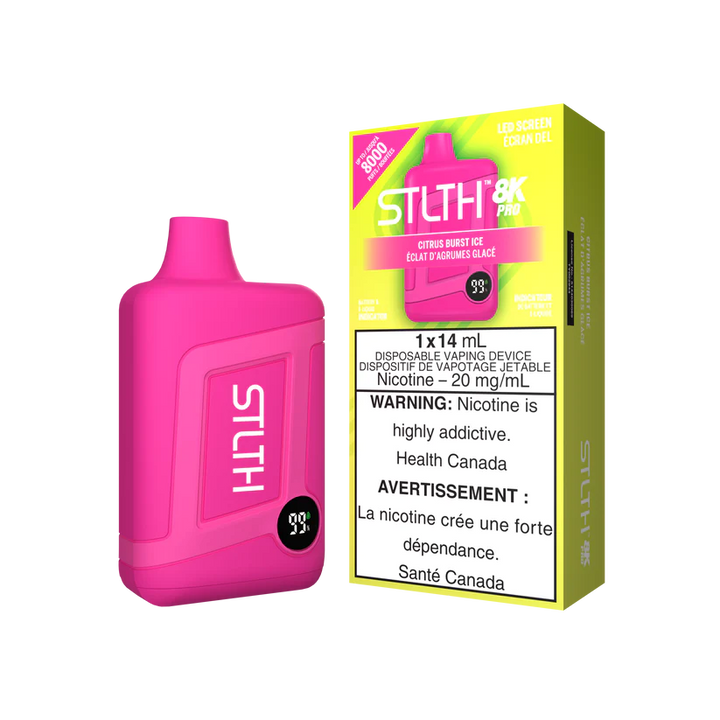 STLTH Disposable Device 8K PRO - Single Unit (20mg/ml) (STAMPED) - Quecan