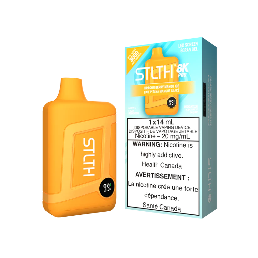 STLTH Disposable Device 8K PRO - Single Unit (20mg/ml) (STAMPED) - Quecan