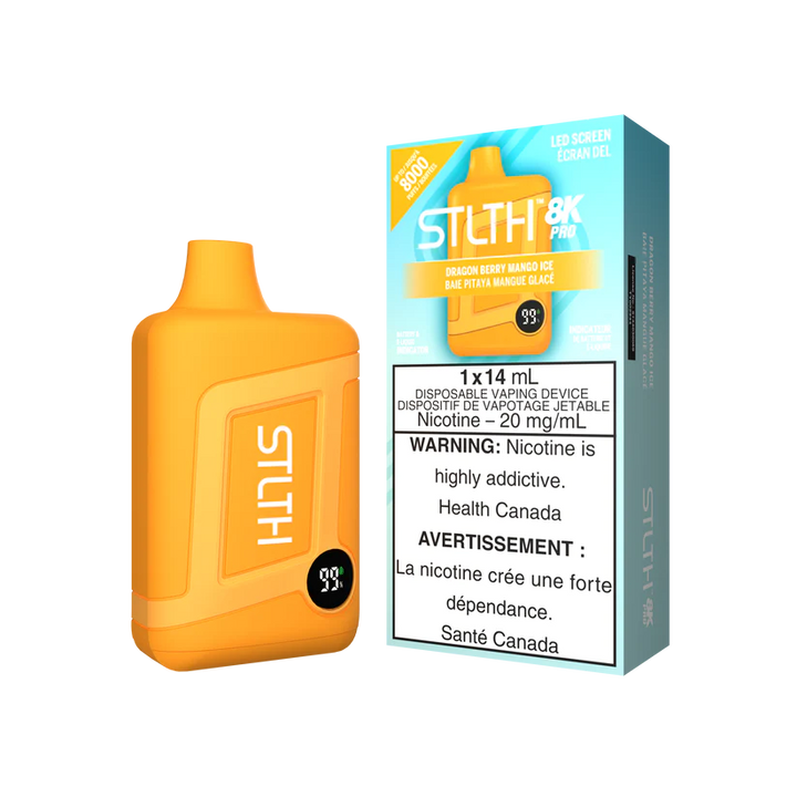 STLTH Disposable Device 8K PRO - Single Unit (20mg/ml) (STAMPED) - Quecan