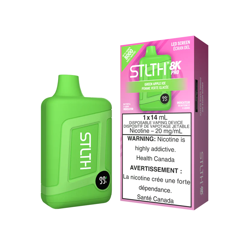 STLTH Disposable Device 8K PRO - Single Unit (20mg/ml) (STAMPED) - Quecan