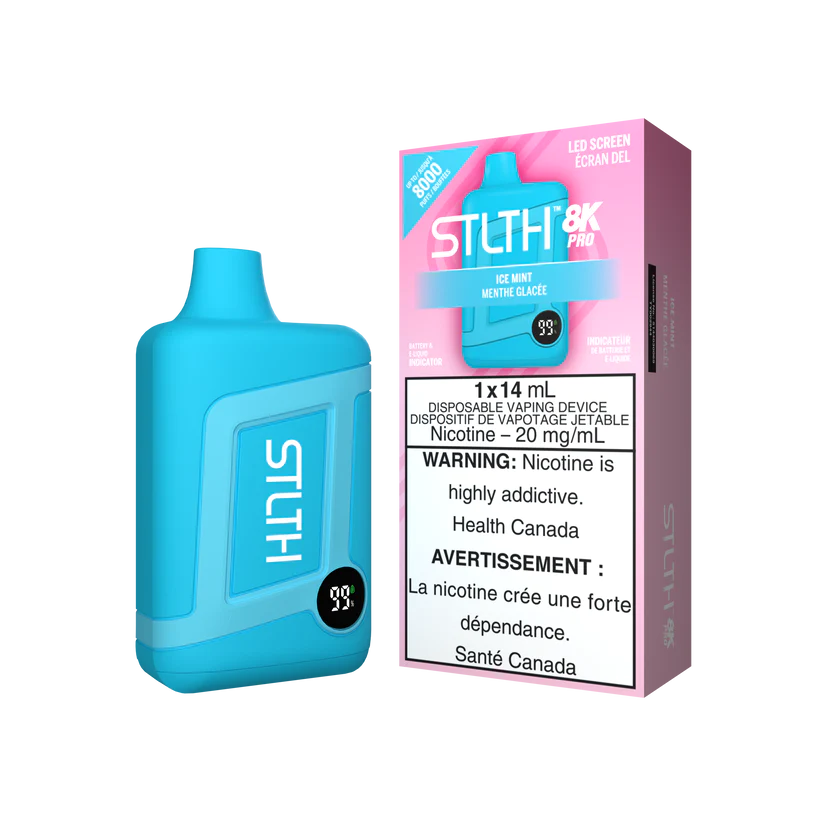STLTH Disposable Device 8K PRO - Single Unit (20mg/ml) (STAMPED) - Quecan