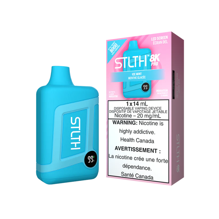STLTH Disposable Device 8K PRO - Single Unit (20mg/ml) (STAMPED) - Quecan