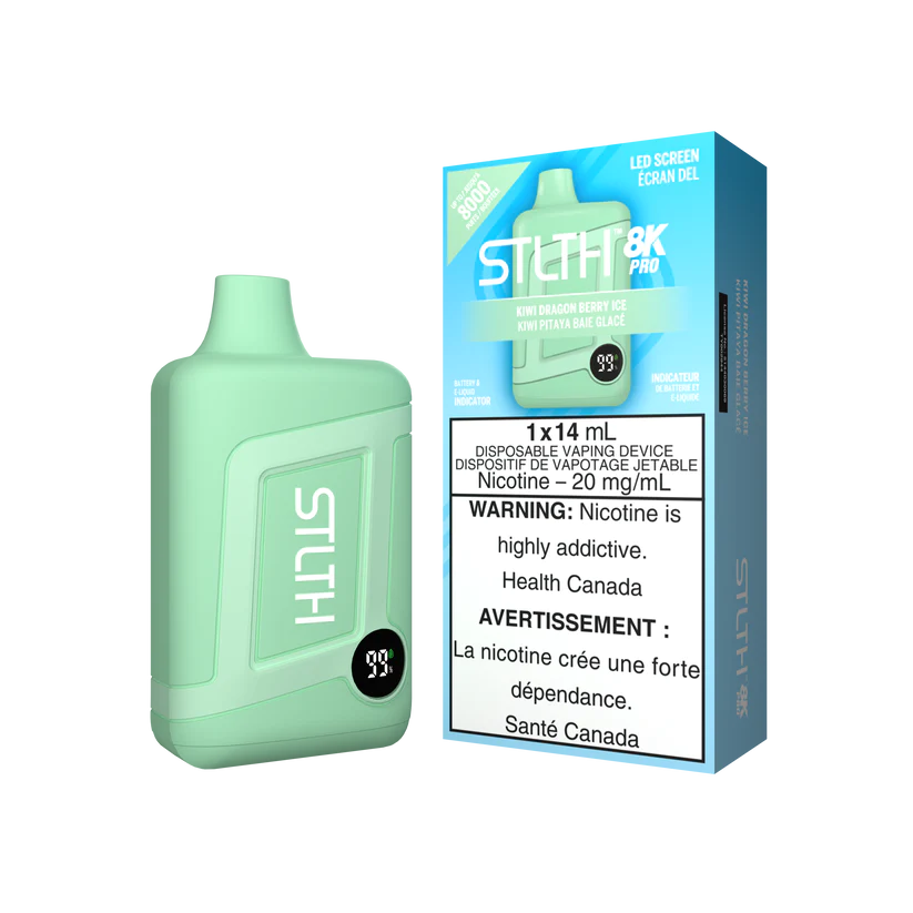 STLTH Disposable Device 8K PRO - Single Unit (20mg/ml) (STAMPED) - Quecan