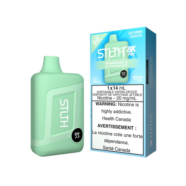 STLTH Disposable Device 8K PRO - Single Unit (20mg/ml) (STAMPED) - Quecan