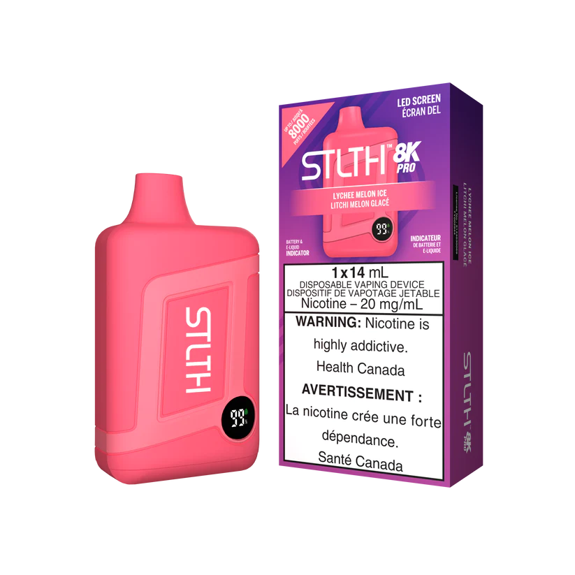 STLTH Disposable Device 8K PRO - Single Unit (20mg/ml) (STAMPED) - Quecan