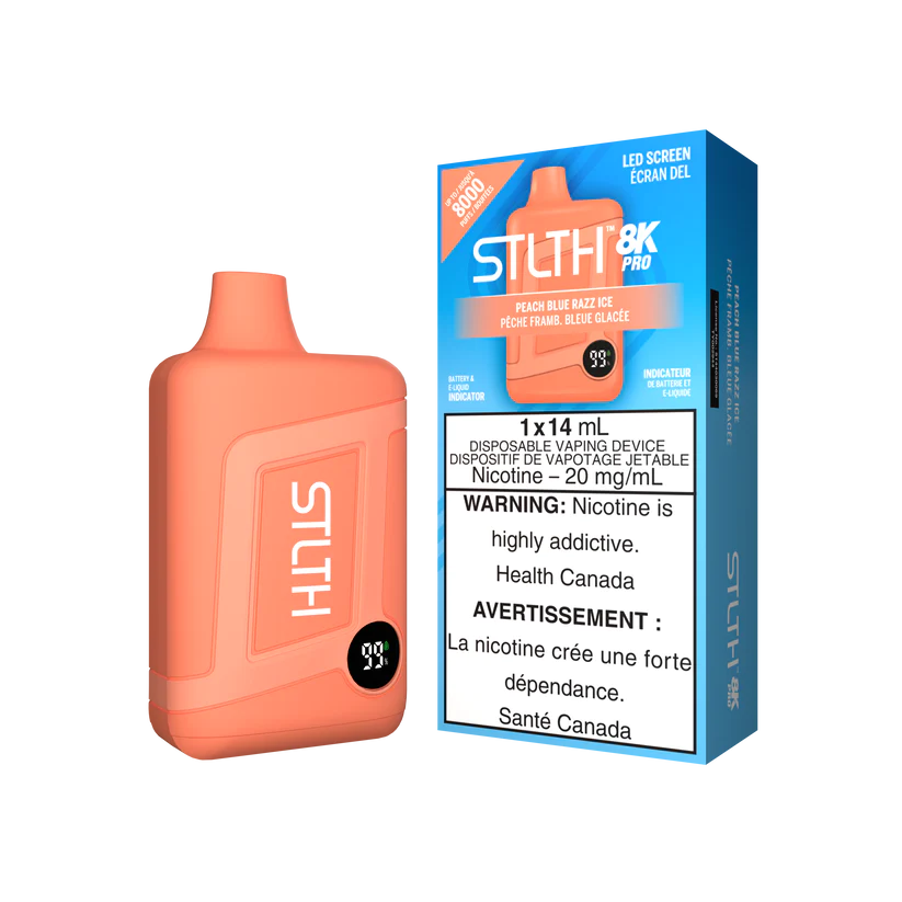 STLTH Disposable Device 8K PRO - Single Unit (20mg/ml) (STAMPED) - Quecan