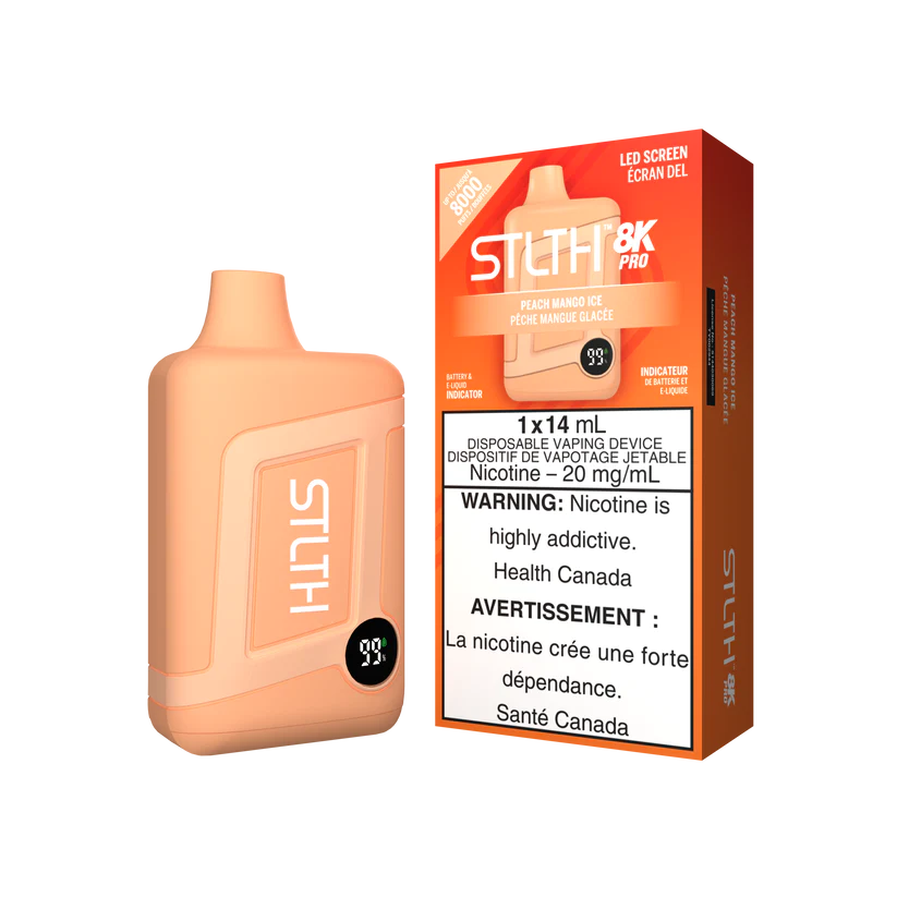 STLTH Disposable Device 8K PRO - Single Unit (20mg/ml) (STAMPED) - Quecan