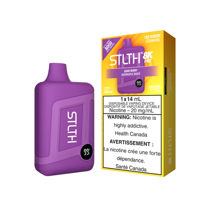 STLTH Disposable Device 8K PRO - Single Unit (20mg/ml) (STAMPED) - Quecan