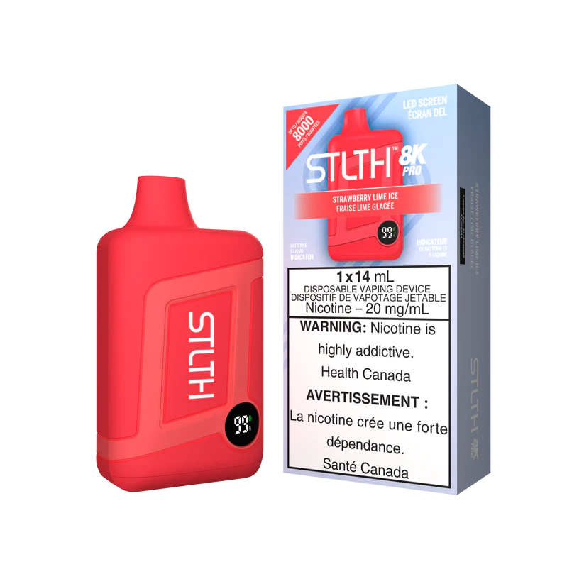 STLTH Disposable Device 8K PRO - Single Unit (20mg/ml) (STAMPED) - Quecan