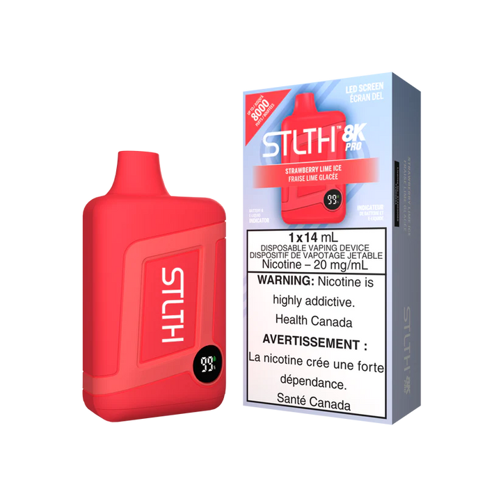 STLTH Disposable Device 8K PRO - Single Unit (20mg/ml) (STAMPED) - Quecan