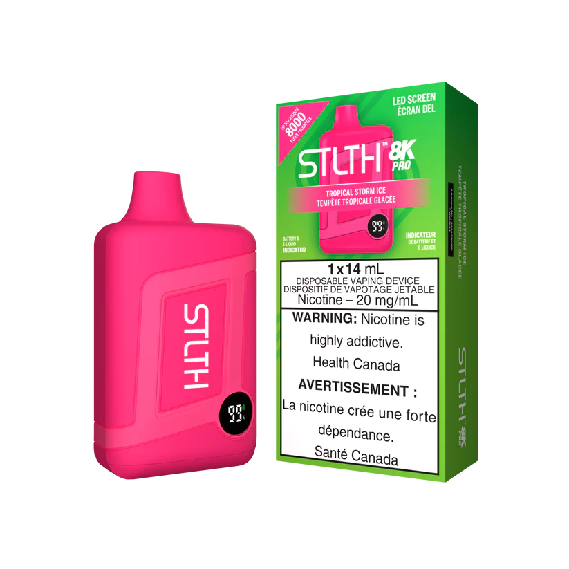 STLTH Disposable Device 8K PRO - Single Unit (20mg/ml) (STAMPED) - Quecan