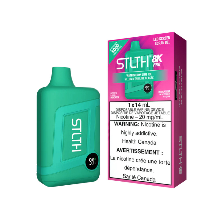 STLTH Disposable Device 8K PRO - Single Unit (20mg/ml) (STAMPED) - Quecan