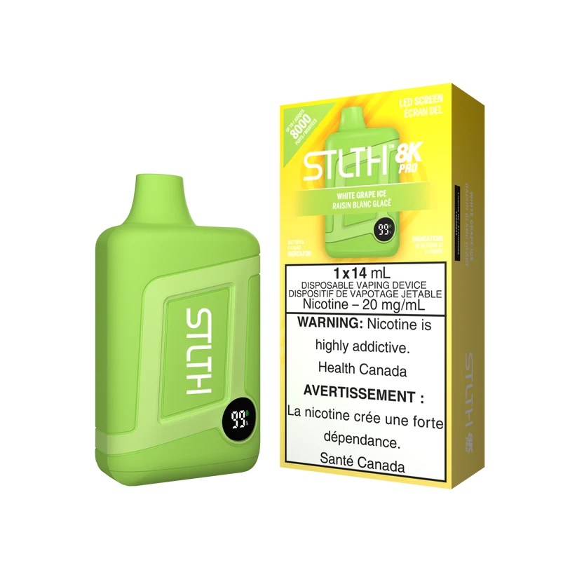 STLTH Disposable Device 8K PRO - Single Unit (20mg/ml) (STAMPED) - Quecan