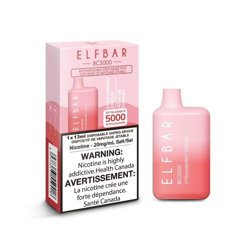 ELF BAR 5000 Puffs Disposable Device - (20mg/ml) (STAMPED) - Quecan