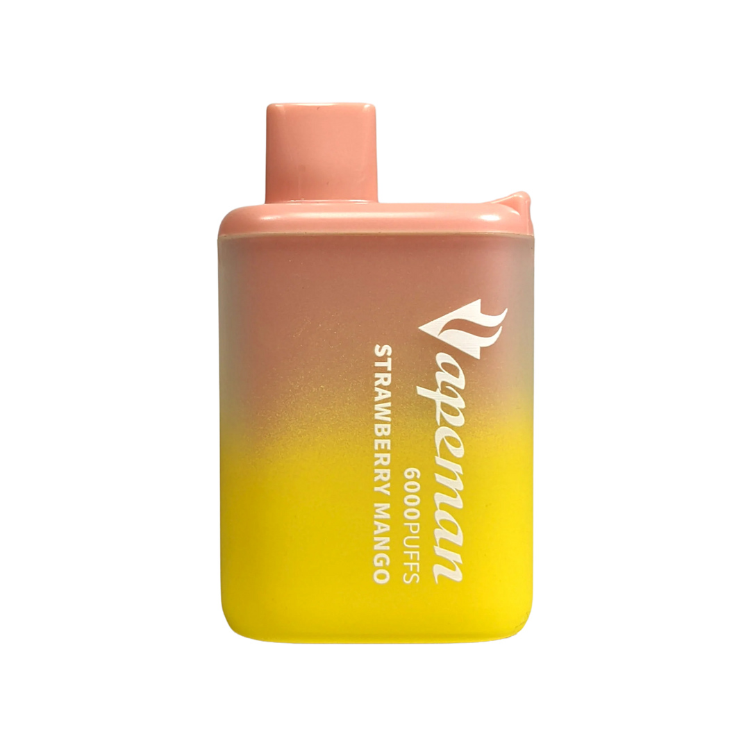 VAPEMAN 6000 Puffs Disposable Device - (20mg/ml) (STAMPED) - Quecan