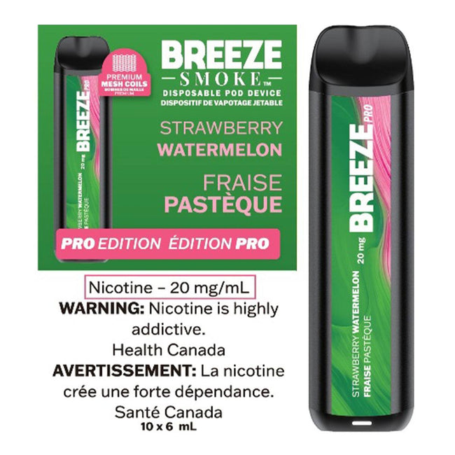 Breeze Pro 2000 Puffs Disposable Device - (20mg/ml) (STAMPED) - Quecan