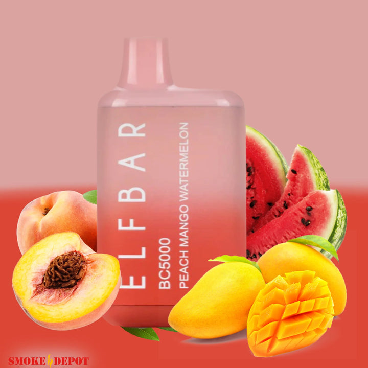 ELF BAR 5000 Puffs Disposable Device - (20mg/ml) (STAMPED) - Quecan