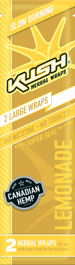 Kush - Lemonade Herbal Wraps (Box of 25) - Quecan