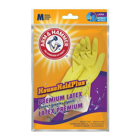 Arm & Hammer Latex Gloves - Medium - Quecan