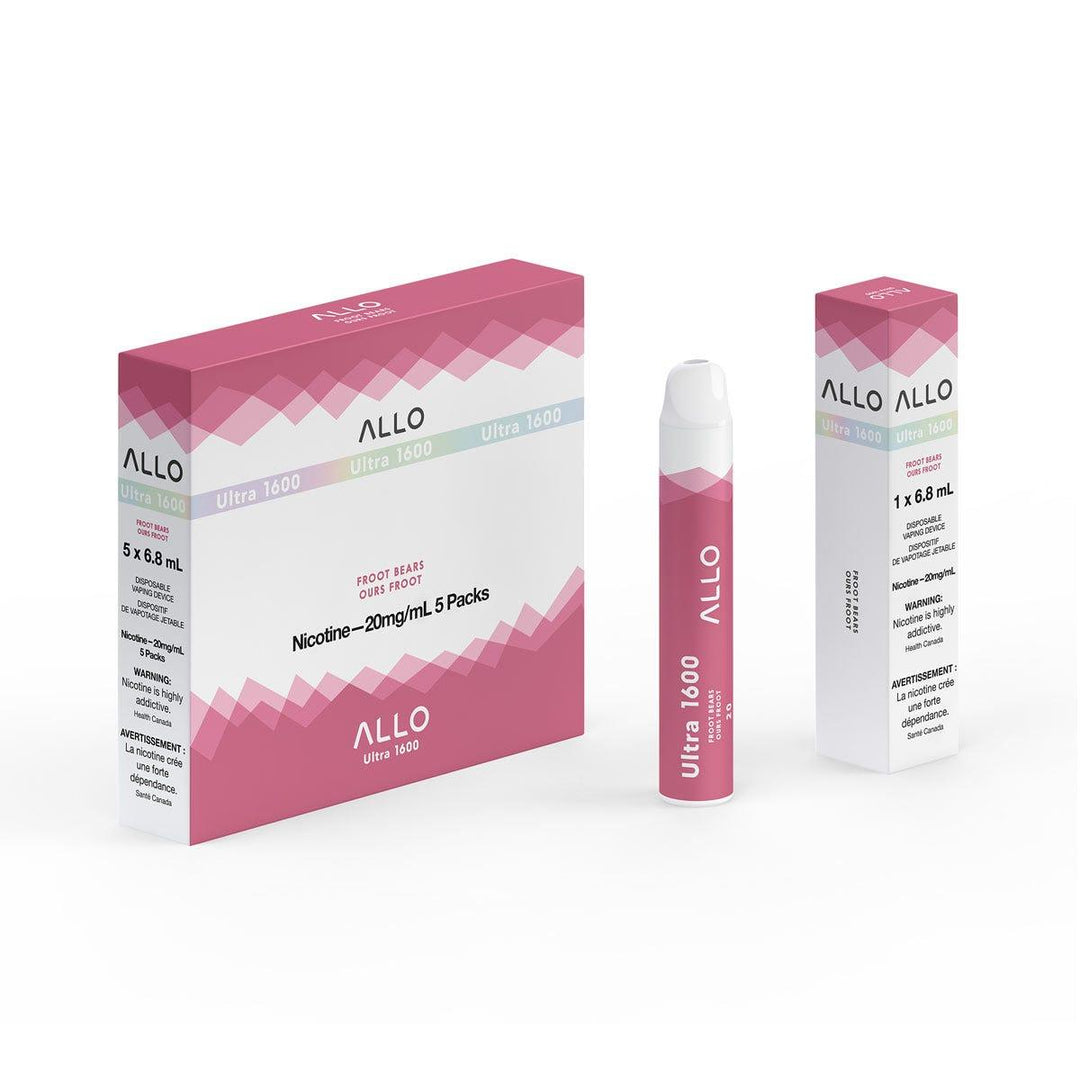 ALLO Ultra 1600 Puffs Disposable Device -  (20mg/ml) (STAMPED) - Quecan