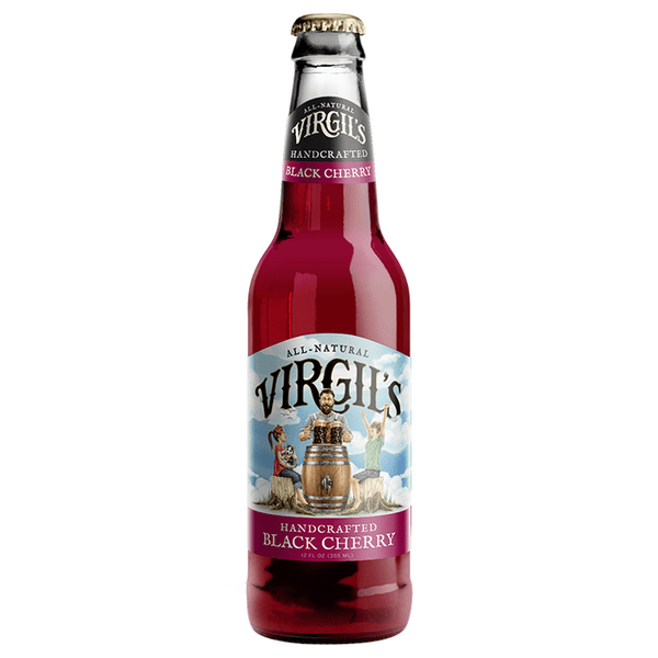 Virgils -Black Cherry Soda (12 x 355ml ) - (Can Dep) - Quecan