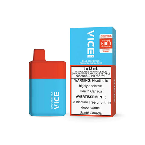 VICE BOX 6000 Puffs Disposable Device - Single (20mg/ml) (STAMPED) - Quecan