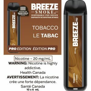 Breeze Pro 2000 Puffs Disposable Device - (20mg/ml) (STAMPED) - Quecan