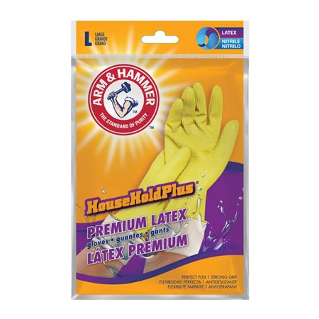 Arm & Hammer Latex Gloves - Large - Quecan