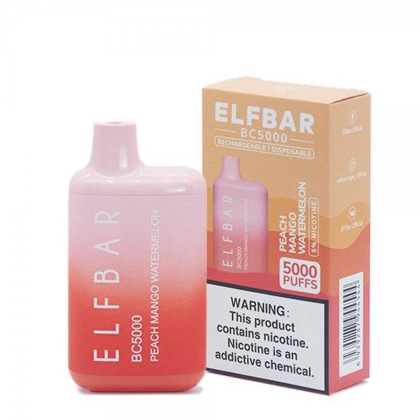 ELF BAR 5000 Puffs Disposable Device - (20mg/ml) (STAMPED) - Quecan