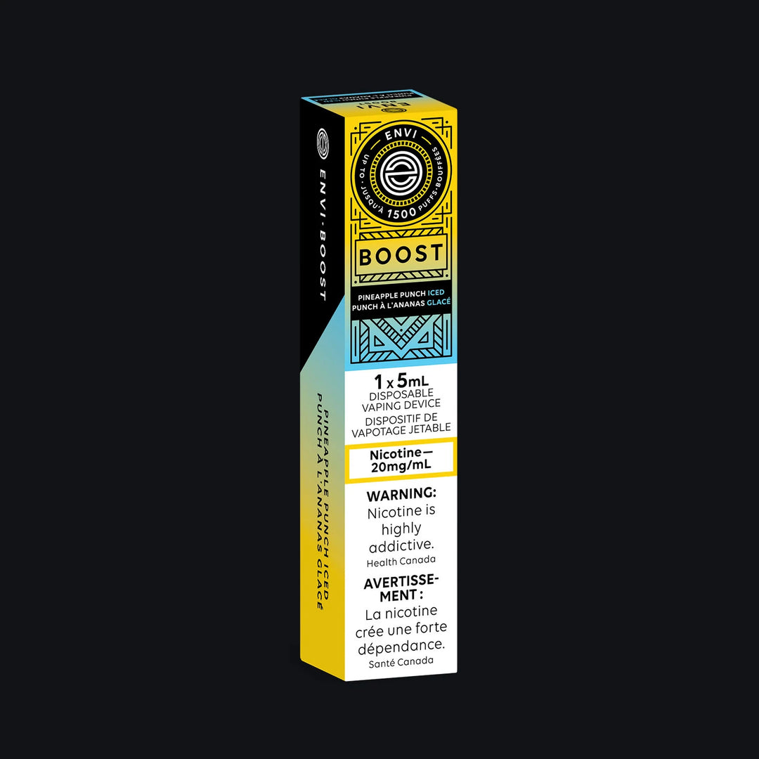 Envi Boost 1500 Puffs - Disposable Device (20mg/ml) (STAMPED) - Quecan