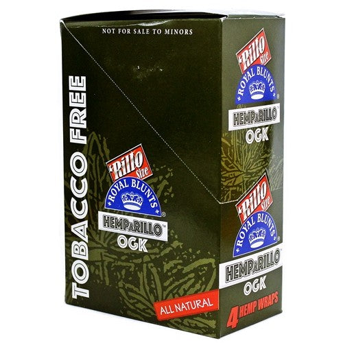 Royal Blunts - Hemparillo Hemp Wraps (Box of 15) - Quecan