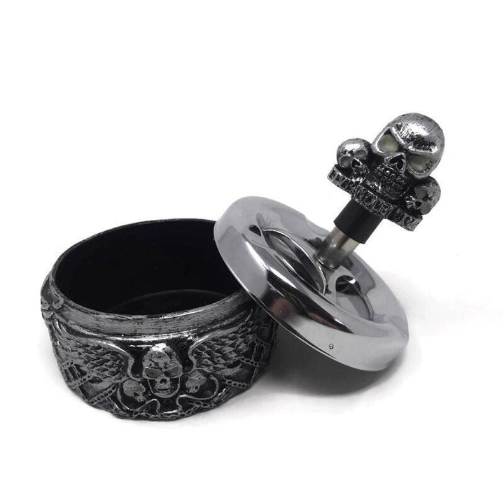 Skull Spinning Ashtray (Box of 6) - Quecan