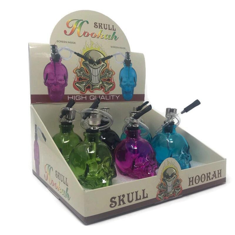 Skull Hookah (Box of 6) Large - Quecan