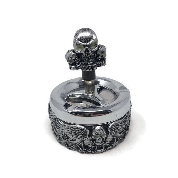 Skull Spinning Ashtray (Box of 6) - Quecan