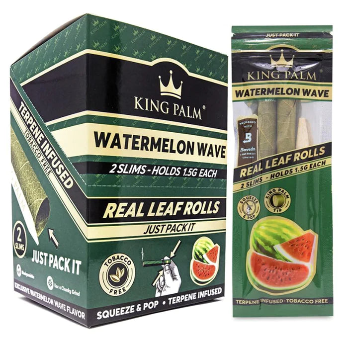King Palm 2 Slim Rolls (Pack of 20) - Quecan