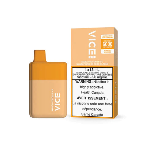 VICE BOX 6000 Puffs Disposable Device - Single (20mg/ml) (STAMPED) - Quecan