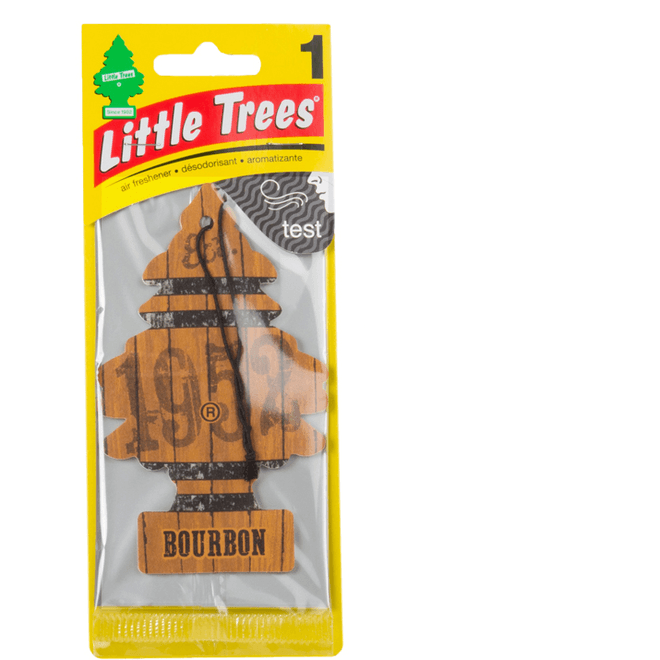 Little Trees Car Air Freshener (Pack of 24) Bourbon - Quecan