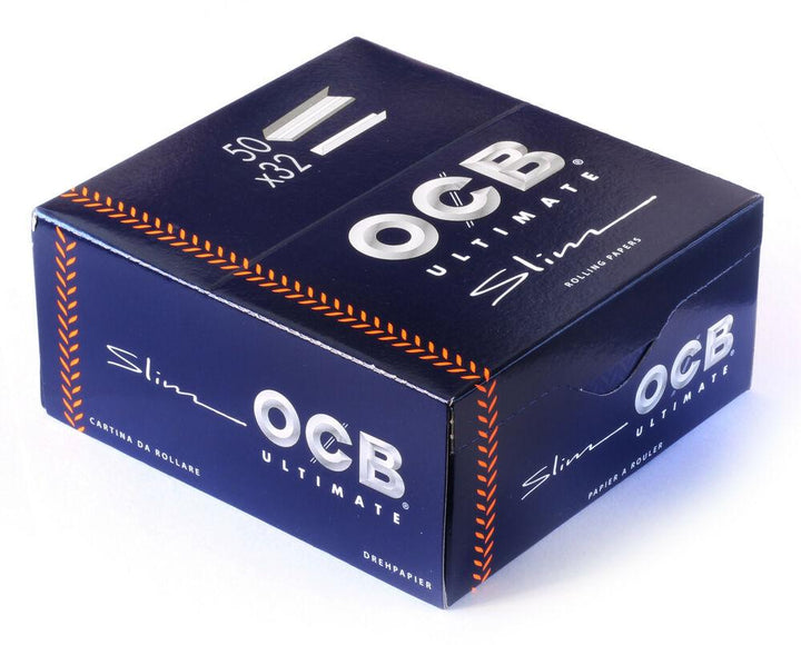OCB Ultimate Slim Rolling Paper (Box 50 Booklets) - Quecan