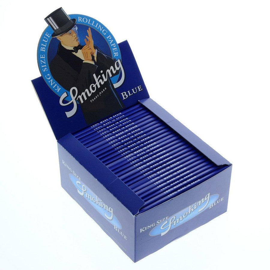 Smoking Blue King Size - Rolling Paper (Box of 50) - Quecan